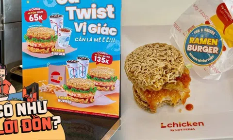 "Cái giá phải trả" khi tò mò ăn thử món burger mì tôm độc lạ: 50k có phải quá đắt?