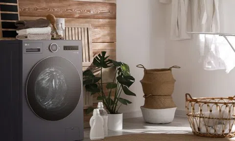 LG ra mắt máy giặt sấy AI thế hệ mới: Có khả năng ghi nhớ thói quen của người dùng, mô phỏng cả giặt tay