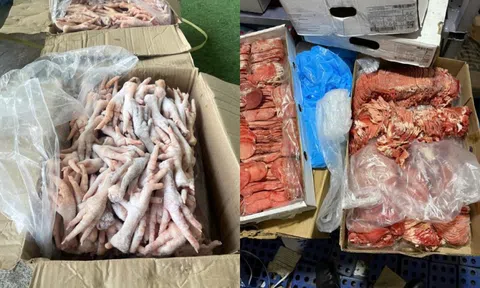 Lâm Đồng: Thu giữ hơn 2,5 tấn thực phẩm đông lạnh không rõ nguồn gốc