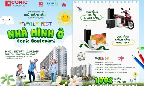 Chuỗi hoạt động hấp dẫn tại “Family Fest - nhà mình ở Conic Boulevard”