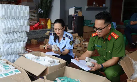 Triệt phá cơ sở sản xuất, buôn bán số lượng lớn mỹ phẩm giả bán trên Shopee, Tiktok