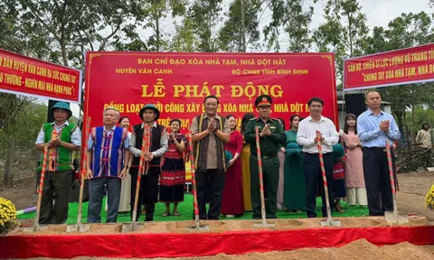 Bình Định hoàn thành xóa nhà tạm, nhà dột nát trong tháng 5