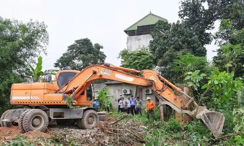 Vĩnh Phúc: Hoàn tất cuỡng chế, thu hồi gần 16ha đất cho dự án đường song song đường sắt Hà Nội - Lào Cai