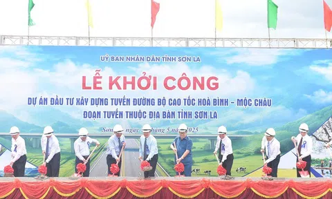 Khởi công dự án đầu tư xây dựng tuyến đường bộ cao tốc Hòa Bình - Mộc Châu, đoạn qua tỉnh Sơn La