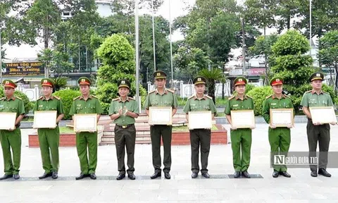 Bộ Công an khen thưởng tập thể cá nhân trong Chuyên án 0124M