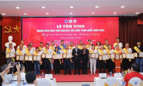 Tôn vinh 100 người hiến máu tình nguyện tiêu biểu toàn quốc năm 2025
