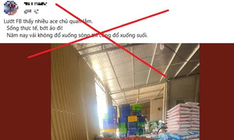 Xử lý hành vi đăng tải thông tin giả, sai sự thật về vải thiều