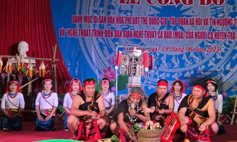 Hai loại hình văn hóa của người Cor trở thành Di sản Văn hóa phi vật thể quốc gia