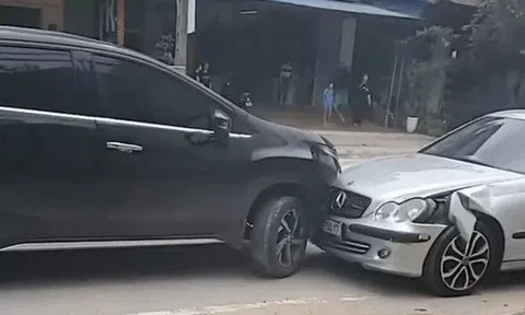 Tài xế xe Mescedes dùng ma túy khi chở con gái, gây tai nạn liên hoàn