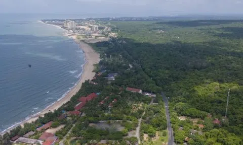 Toàn cảnh vị trí xây dựng cao tốc từ Hồ Tràm đến sân bay Long Thành