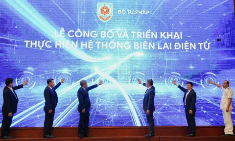 Bộ Tư pháp ra mắt phần mềm biên lai điện tử Thi hành án dân sự