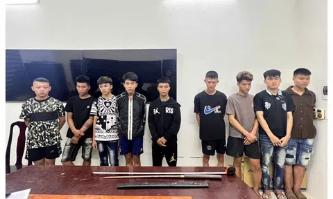 Bắt 2 nhóm thanh niên gây náo loạn đường phố