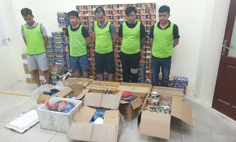 Bắt giữ 5 đối tượng sản xuất, buôn bán pháo nổ liên tỉnh