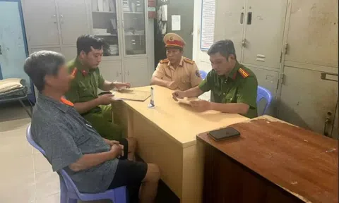 Người đàn ông khai lý do viết chữ "bắn tốc độ" bằng sơn trên đường