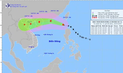 Bão WIPHA di chuyển nhanh, gây mưa lớn diện rộng