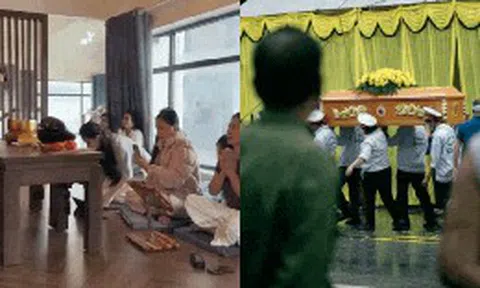 Quang Hải cùng cả gia đình chắp tay cầu nguyện cho các nạn nhân xấu số vụ lật tàu ở vịnh Hạ Long