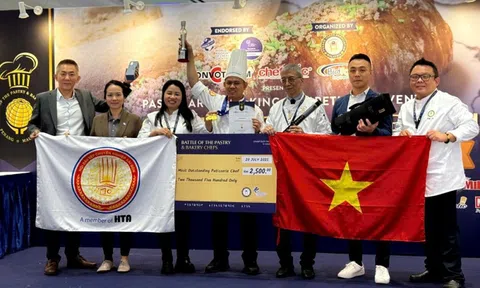 Việt Nam vô địch Cuộc thi bánh ngọt và bánh mì quốc tế 2025