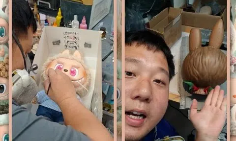 Nở rộ nghề 'bác sĩ' chuyên sửa Labubu