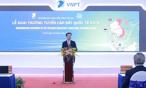 Khai trương tuyến cáp đất quốc tế đầu tiên do người Việt làm chủ đầu tư 100%