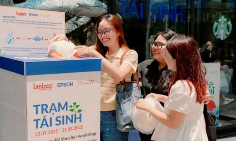 Epson mở trạm tái sinh, lan tỏa lối sống xanh đến cộng đồng