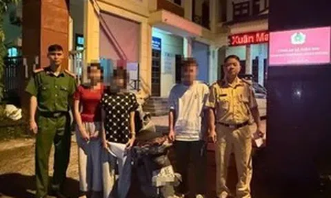 Công an xử lý 3 học sinh có hành vi phản cảm khi dừng chờ đoàn xe phục vụ lễ A80