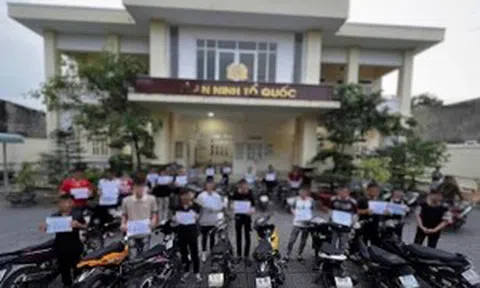 21 thanh thiếu niên bị khởi tố vì tổ chức đua xe trái phép