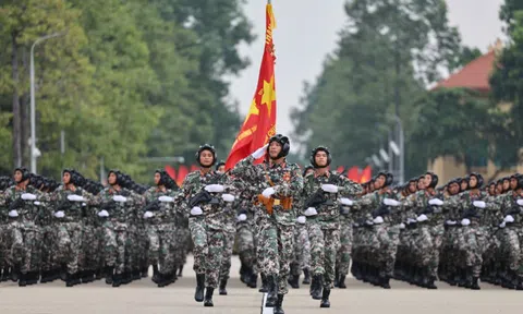 Cập nhật: Không khí náo nức trước giờ tổng hợp luyện diễu binh, diễu hành lần 1 A80