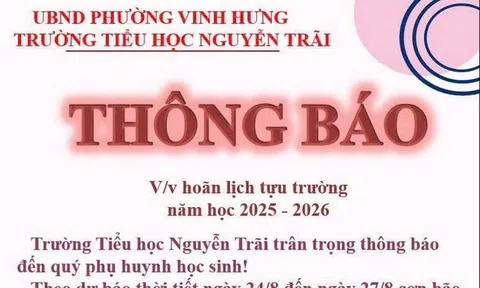 Diễn biến mưa bão phức tạp, nhiều trường học ở Nghệ An lùi thời gian tựu trường