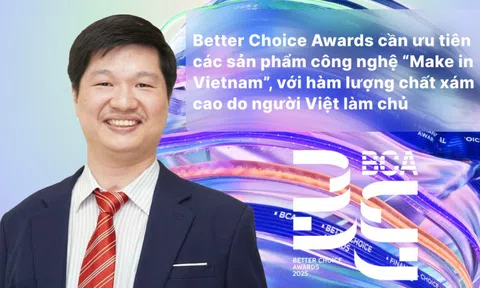 PGS.TS Lê Hoàng Sơn: Better Choice Awards cần ưu tiên các sản phẩm công nghệ “Make in Vietnam”, với hàm lượng chất xám cao do người Việt làm chủ