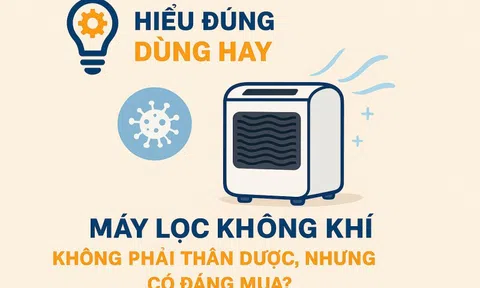 Máy lọc không khí: Không phải thần dược, nhưng có đáng mua?