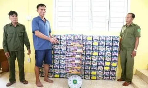Bắt người buôn bán 339 kg pháo nổ và tàng trữ ma túy