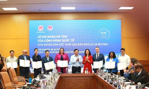 Khoảng 9,7 triệu USD hỗ trợ lụt bão cho người dân Việt Nam