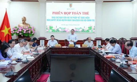 Thúc đẩy đổi mới công tác xây dựng và thi hành pháp luật theo tinh thần Nghị quyết 66-NQ/TW