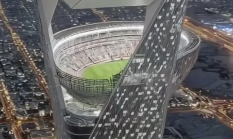 Sản phẩm AI "sân vận động World Cup trên không" gây ngỡ ngàng cả thế giới