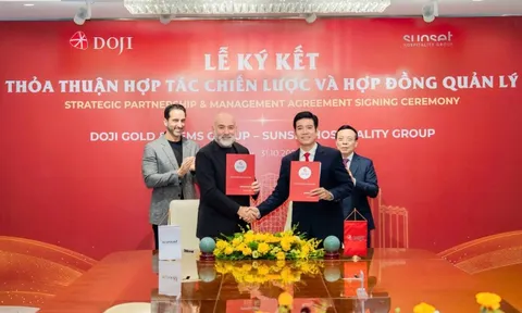 DOJI và Sunset Hospitality hợp tác nâng tầm tinh hoa ẩm thực tại Việt Nam